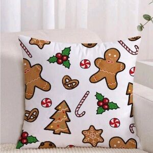 gingerbread pillow and blanket
